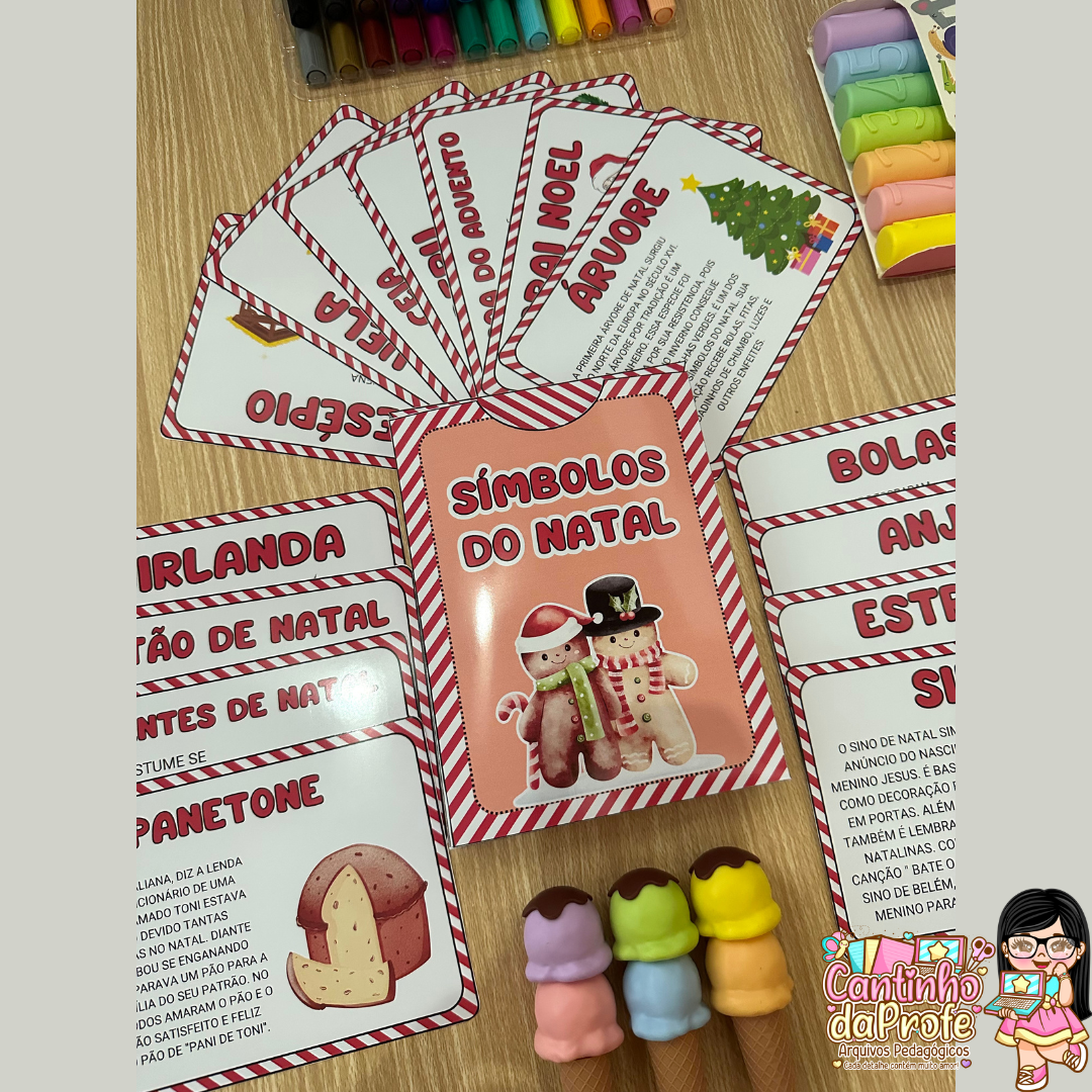 Fichas de leitura- Símbolos do Natal