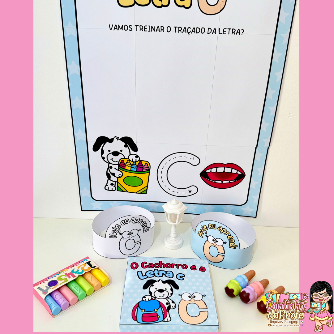 Kit História na Caixa e Cartaz Letra “C”