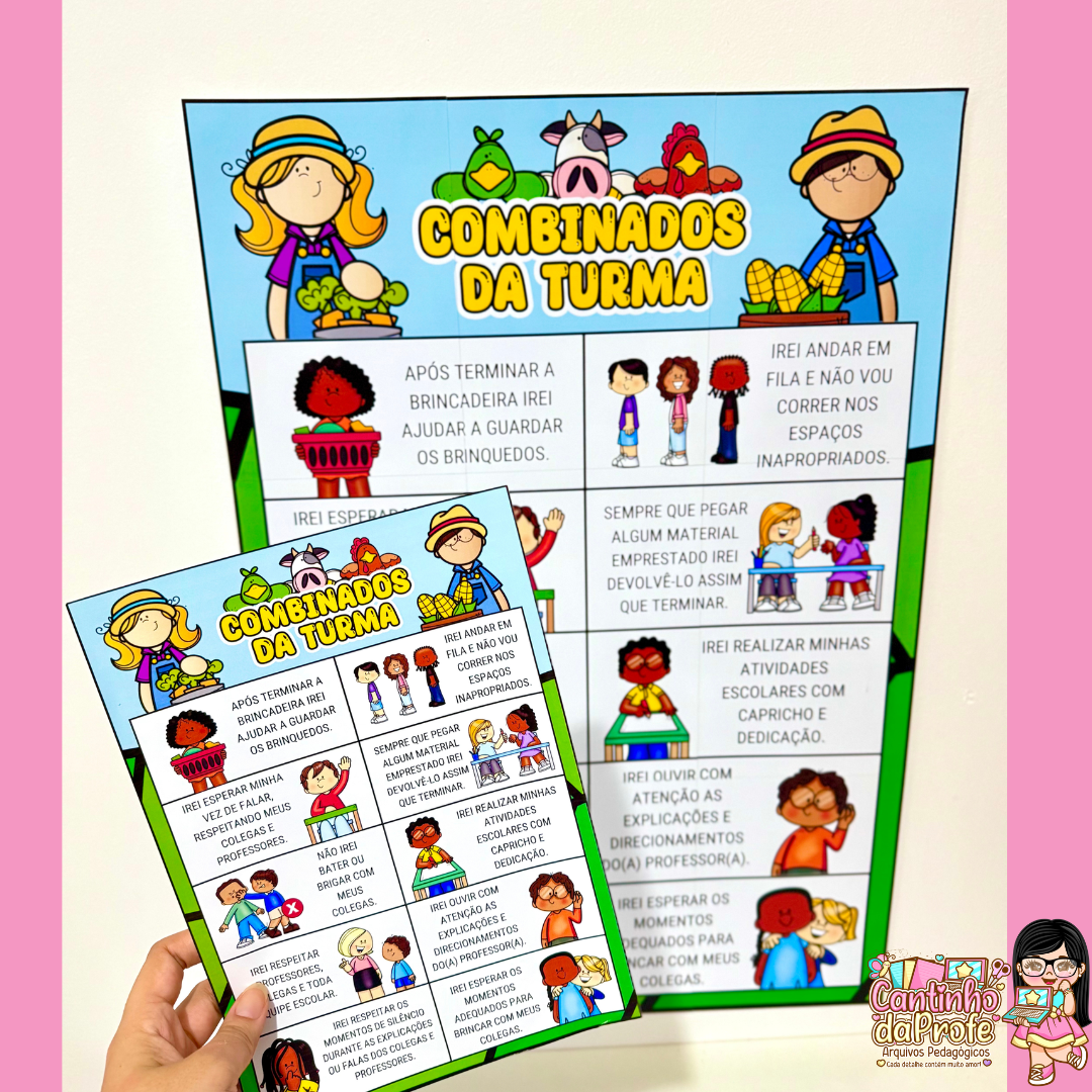 Combinados - Tema Fazendinha