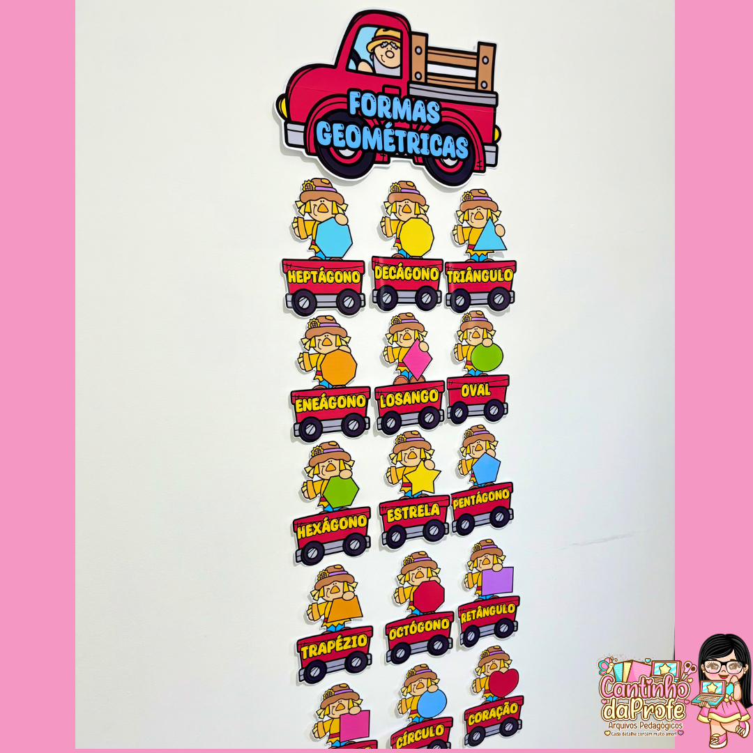 Formas Geométricas - Tema Fazendinha