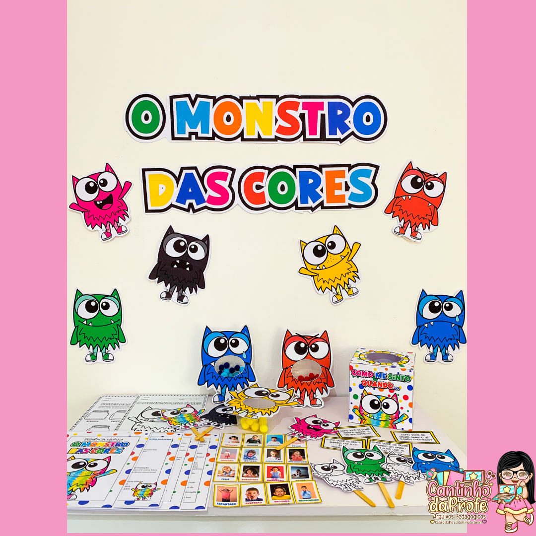 Kit Sequência Didática - O Monstro das Cores